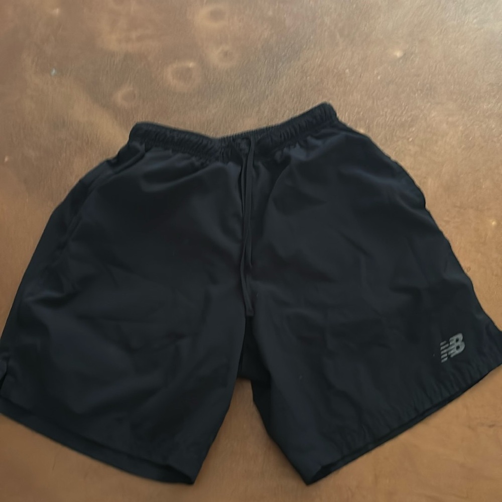 Black new balance shorts